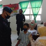 Brimob Polda Aceh Sediakan Gerai Vaksin Di Puskesmas Ladang Rimba Trumon
