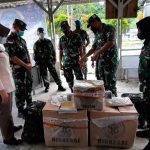 Danlanal Tinjau Kiriman Paket Obat dan Matkes di BP Mako Lanal Simeulue