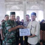 Dandim 0107 Aceh Selatan Salurkan 300 Paket Bantuan Sembako Mabes TNI Kepada Masyarakat Jambo Keupok