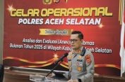 Polres Aceh Selatan Gelar Operasional Bulanan, Bahas Evaluasi Kamtibmas Tahun 2025