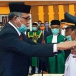 Pelantikan Tgk.Amran Sebagai Bupati Aceh Selatan Berjalan Sesuai Protokol Kesehatan
