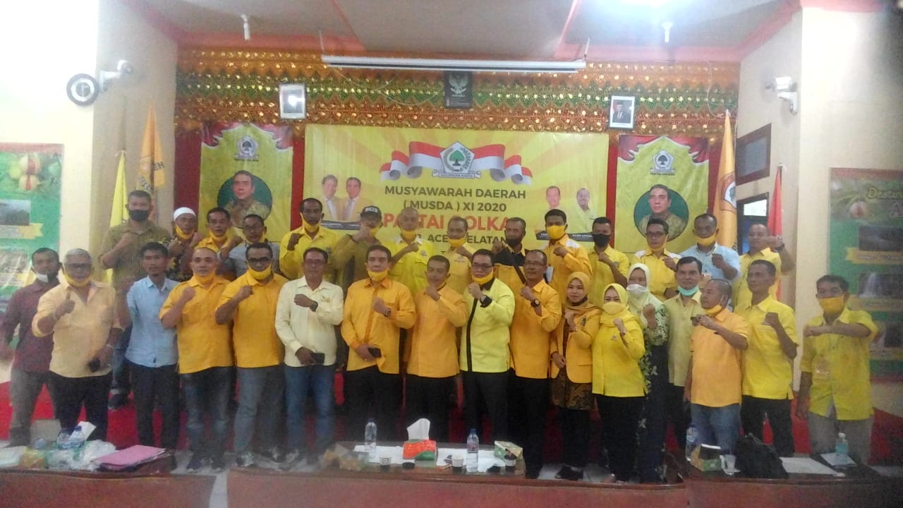 Kamalul Pimpin DPD II Partai Golkar Aceh Selatan Periode 2020 – 2025