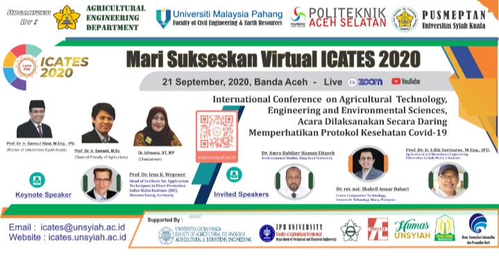 TP Unsyiah, UMP dan Poltas Sukses Gelar ICATES 2020 Secara Virtual