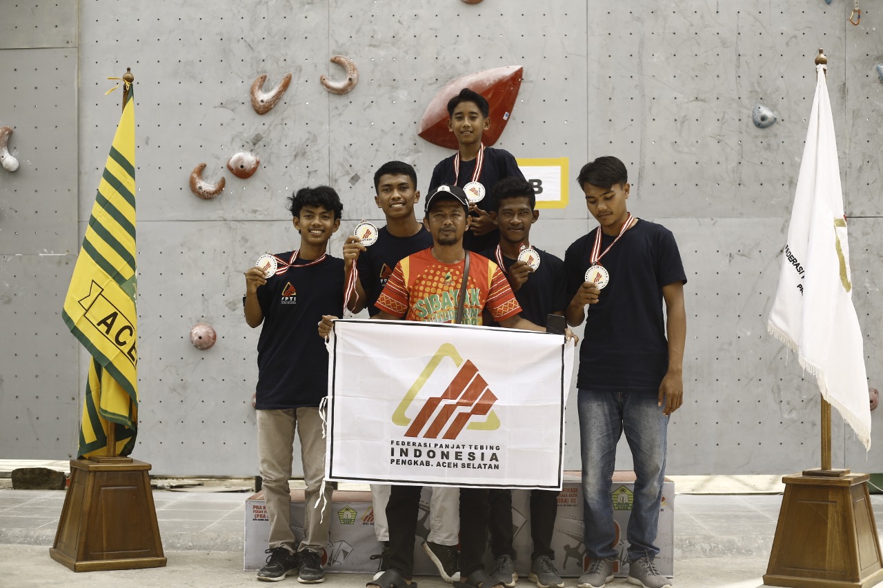 Tim Panjat Tebing Aceh Selatan Lolos Menuju PORA 2022