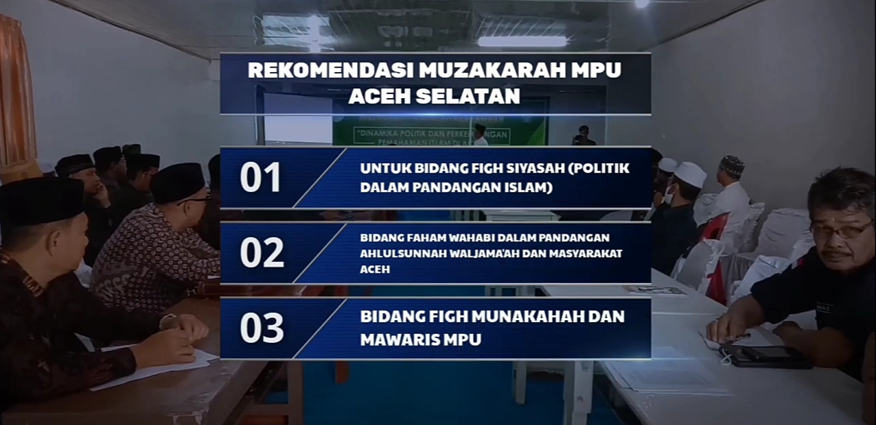 Tastafi Aceh Selatan Apresiasi Dan Dukung Penuh Rekomendasi Muzakarah MPU Aceh Selatan 2021