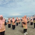 DWP Aceh Selatan Gelar Outbond di Pantai Ujung Batee