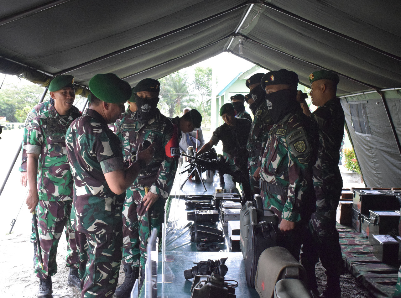 Kepala Staf Kodam IM  Laksanakan Riksiapops ke Yonif RK 115/Macan Leuser