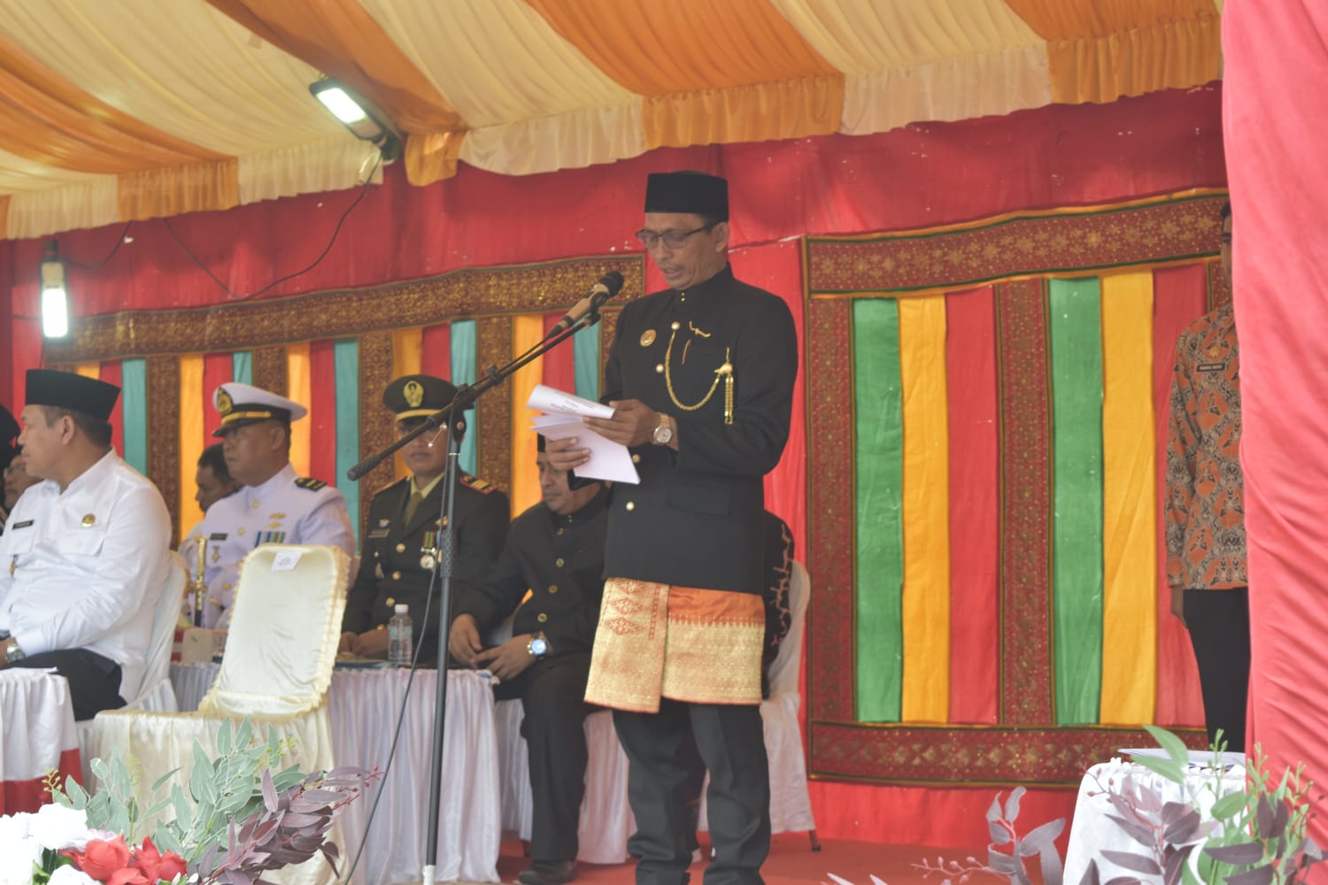 Bupati Tgk. Amran Pimpin Upacara Hari Jadi Aceh Selatan Ke-77