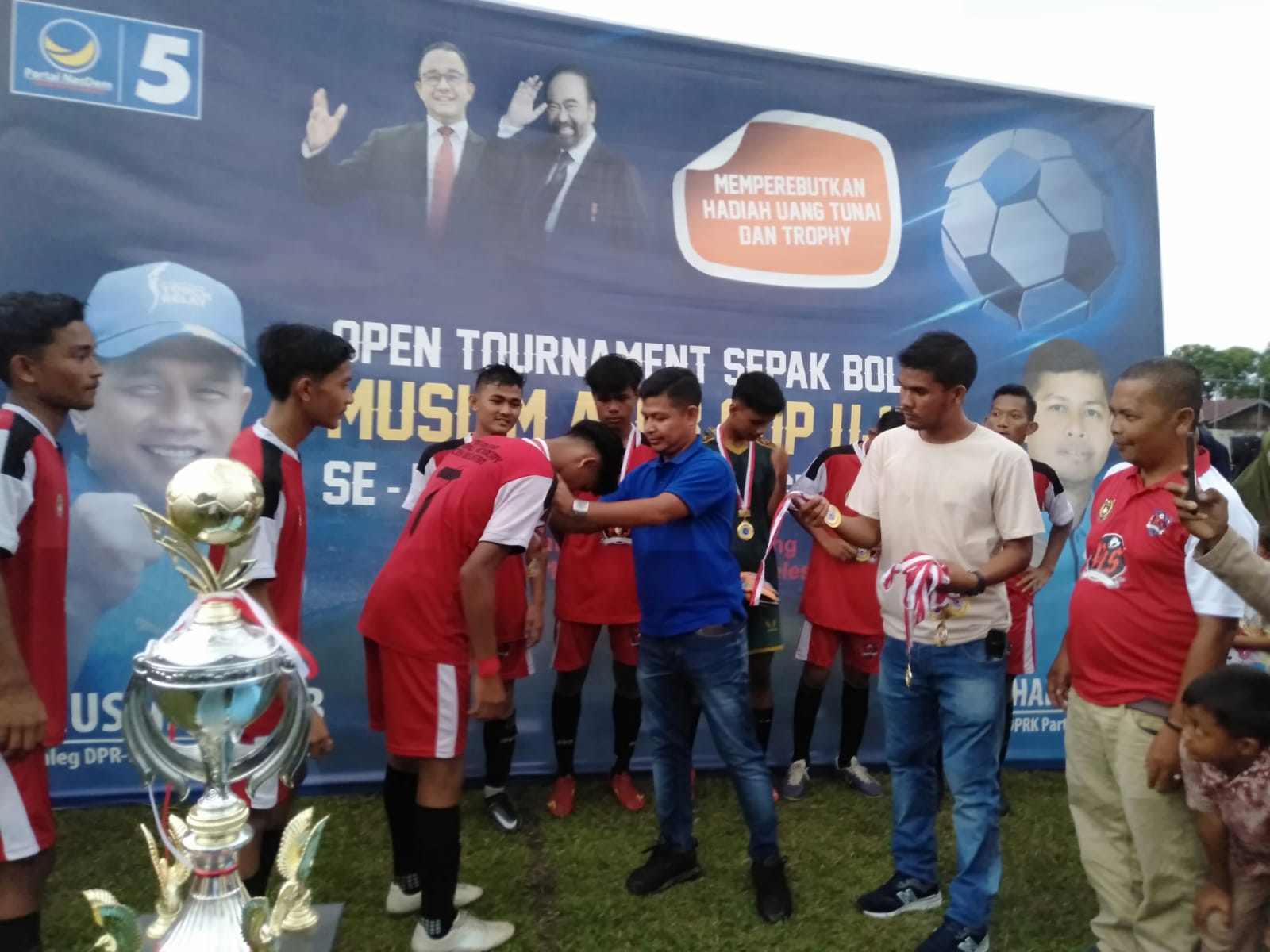 Pis Media Samadua Juarai Turnamen Bola Kaki Muslim Ayub Cup U-15