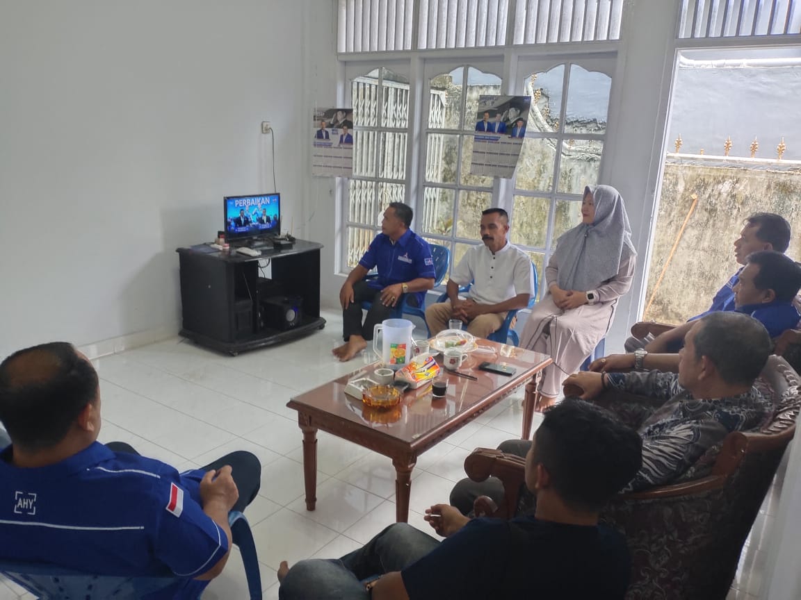 Partai Demokrat Aceh Selatan Nobar AHY Deklarasikan Anies Capres 2024