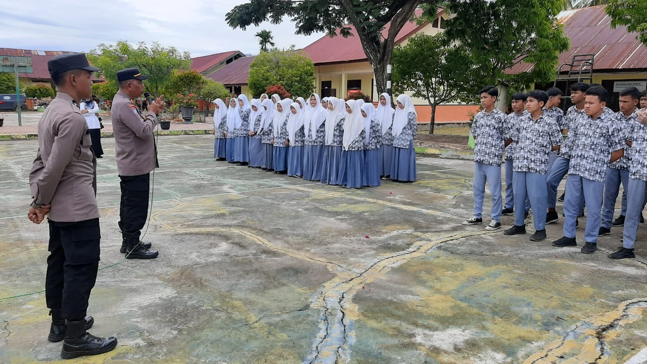 Cegah Kenakalan Remaja, Polres Aceh Selatan Turun ke Sekolah