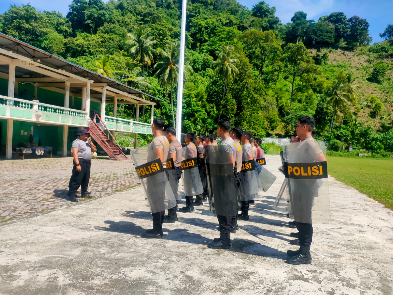 Tingkatkan Kemampuan Personil, Satuan Samapta Polres Aceh Selatan Gelar Latihan Dalmas