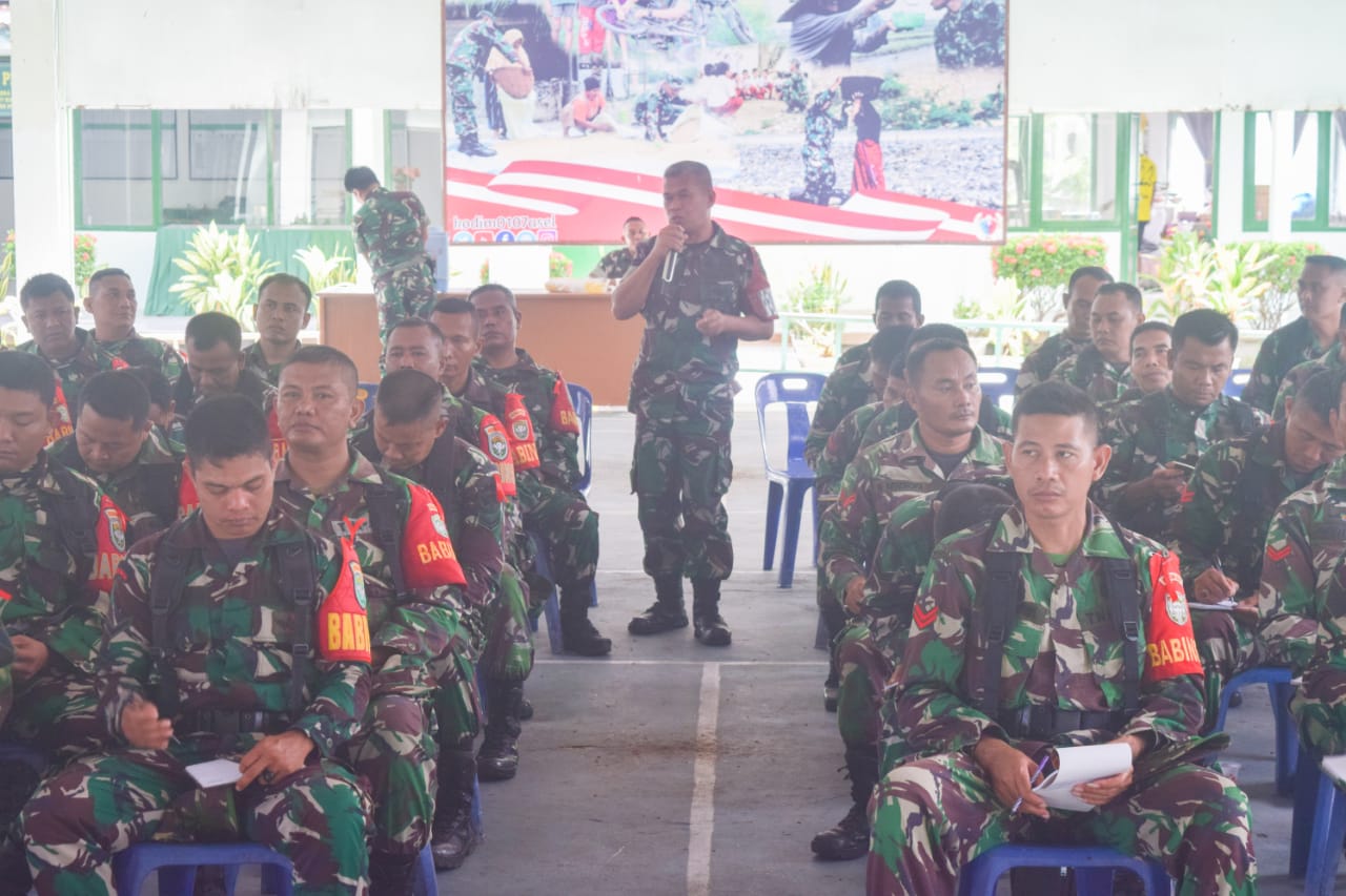 Tingkatkan Kompetensi Prajurit, Kodim 0107/Asel Gelar Latnister Tahun 2023