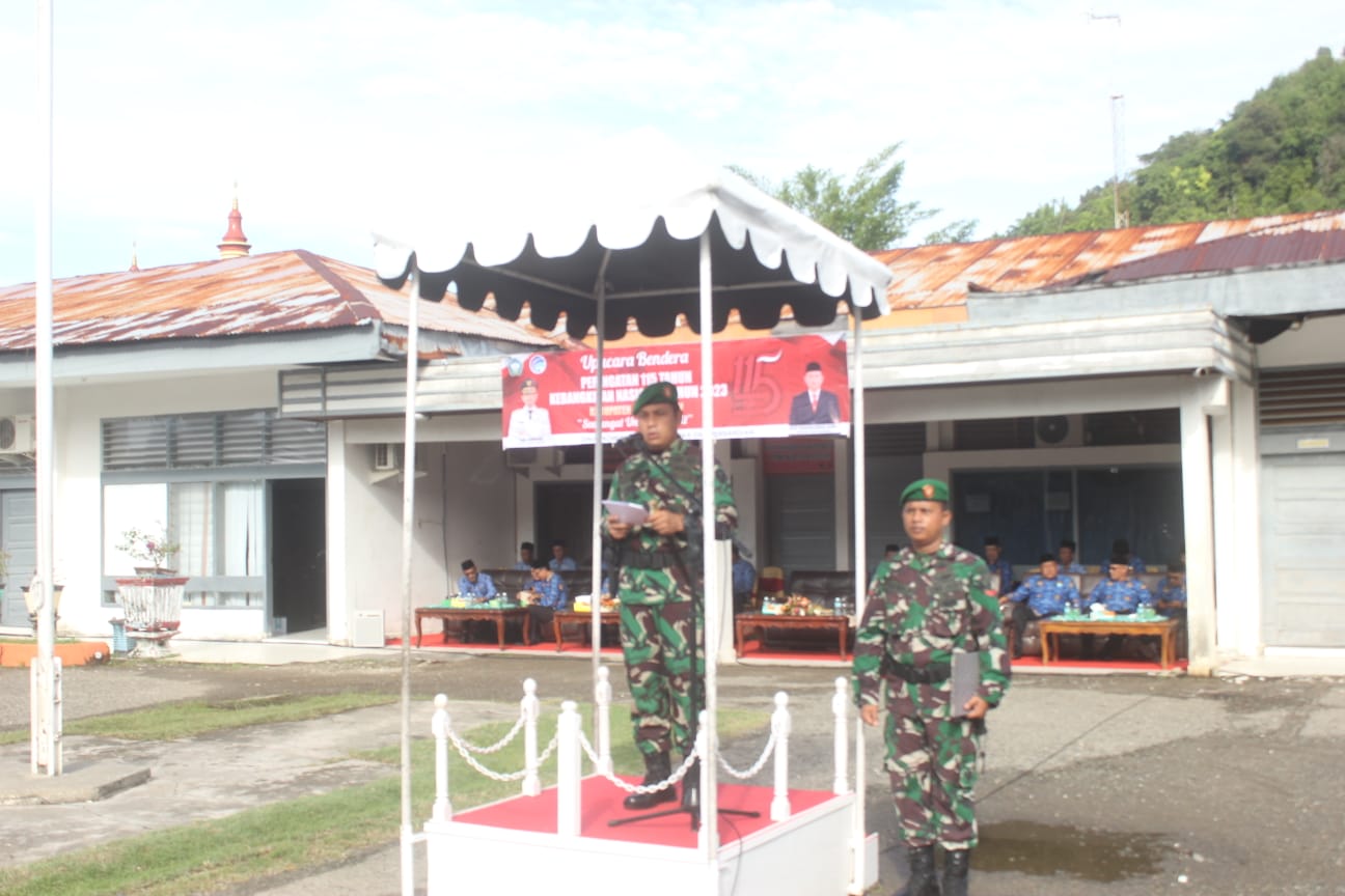 Dandim 0107/Asel Pimpin Upacara Harkitnas ke-115