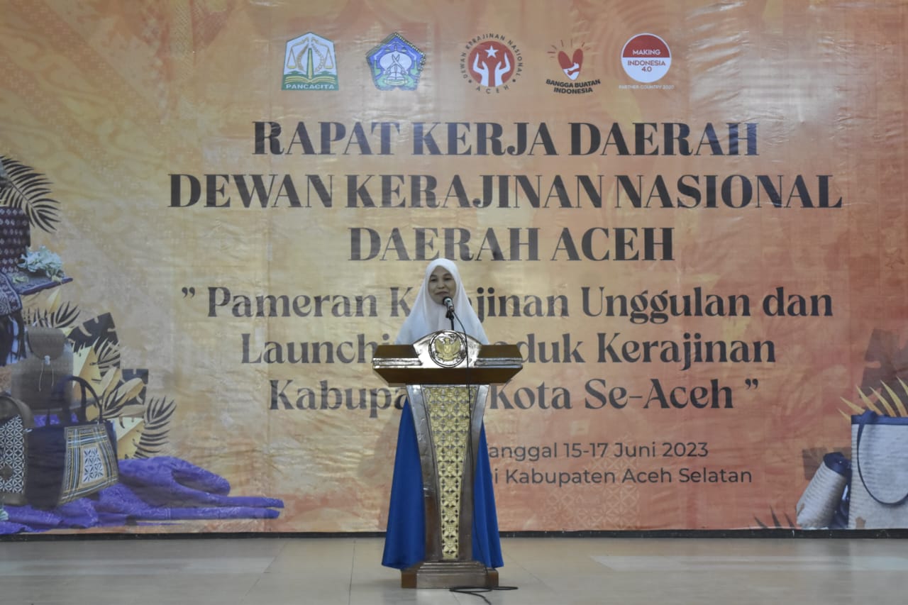 Rakerda Dekranasda Aceh Tahun 2023 Resmi Ditutup