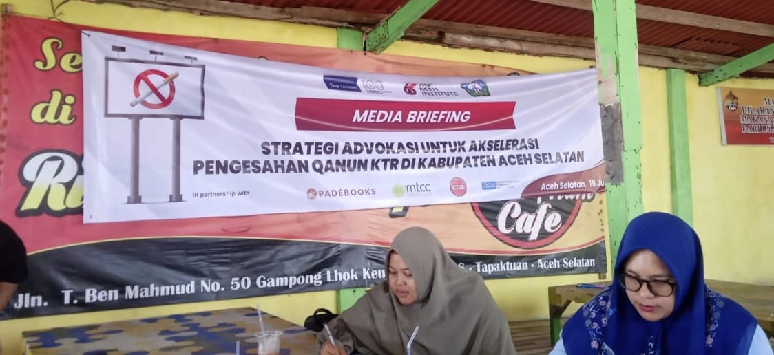 The Aceh Institute Lakukan Media Briefing Dengan Awak Media di Aceh Selatan