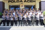 Kapolda Aceh Irjen Ahmad Haydar Memipin Serah Terima Jabatan (sertijab) Enam Pejabat Utama Dan Enam Kapolres