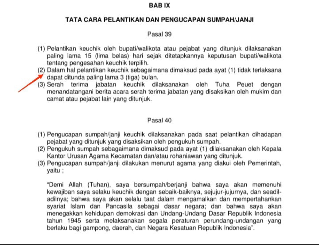 DPD LIRA Apresiasi Penundaan Pelantikan Pilkades Di Kabupaten Gayo Lues