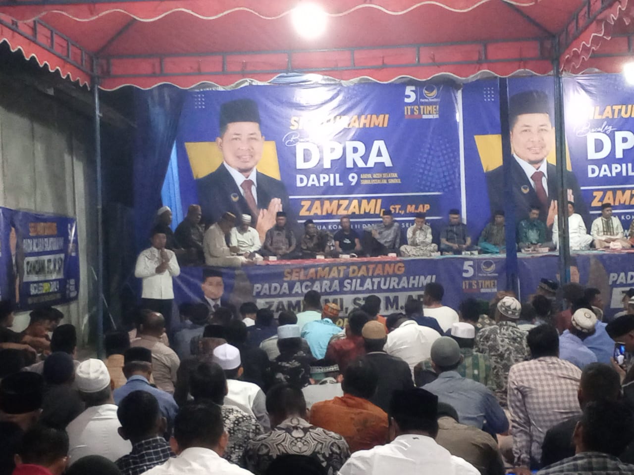 Zamzami Gelar Silaturahmi bersama Masyarakat Sawang-Meukek dalam Rangka Bacaleg DPRA Periode 2024-2029