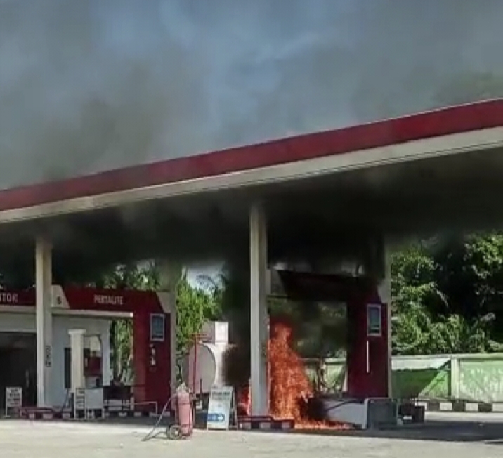 Dispenser SPBU Kecamatan Babahrot terbakar,Ini Penyebabnya