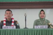 Kodim 0107 Aceh Selatan Gelar Tradisi Satuan Peneriman Warga Baru dalam Rangka Sambut Dandim Baru