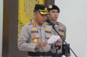 Kapolres Aceh Selatan Pimpin Upacara Kenaikan Pangkat Anggota Polri