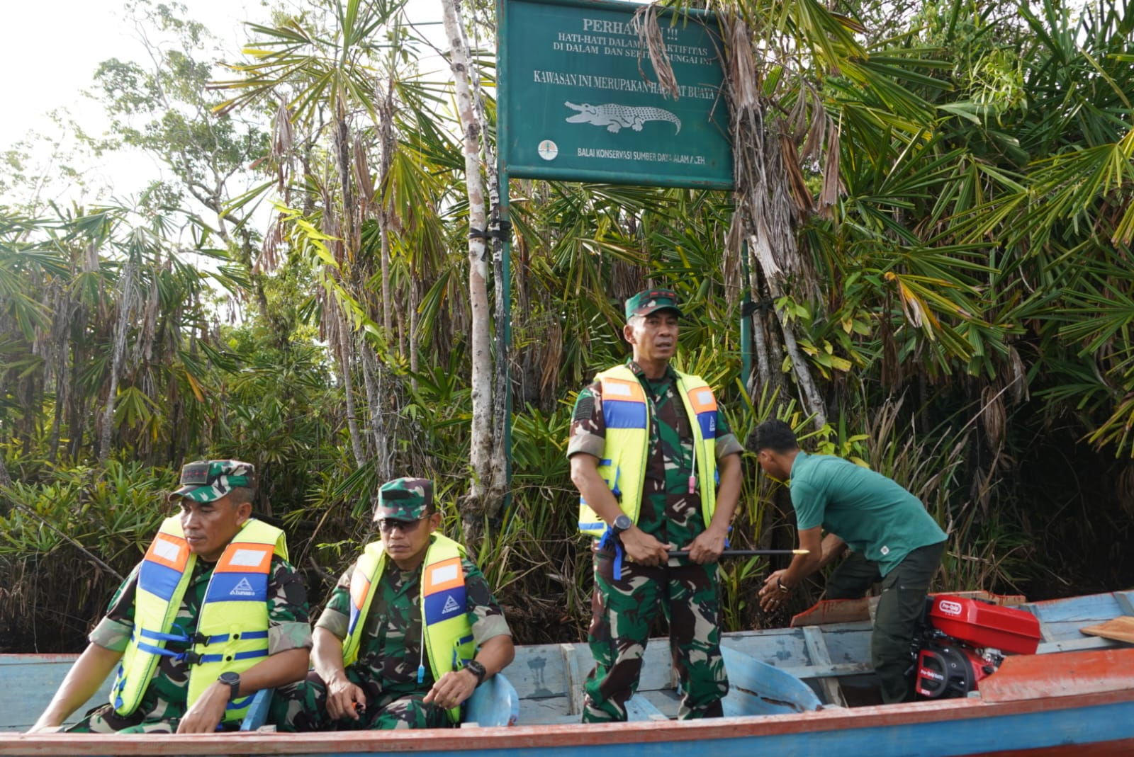 Pangdam IM Tinjau Suaka Marga Satwa Rawa Singkil