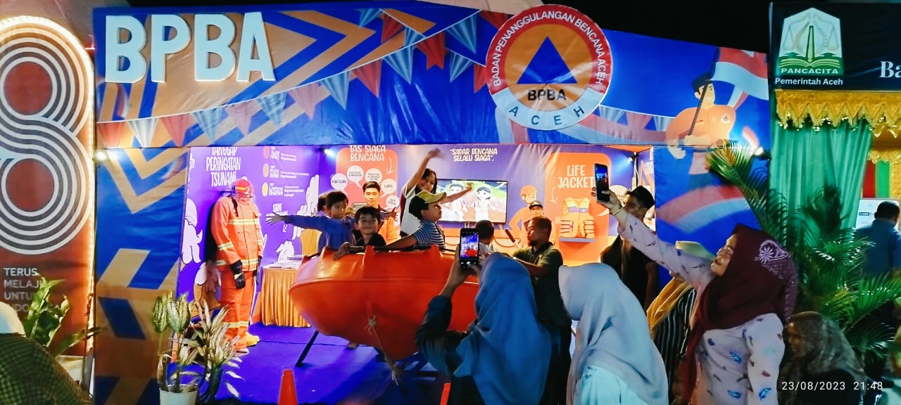 Booth BPBA KODAM IM Expo Menarik Perhatian Pengunjung