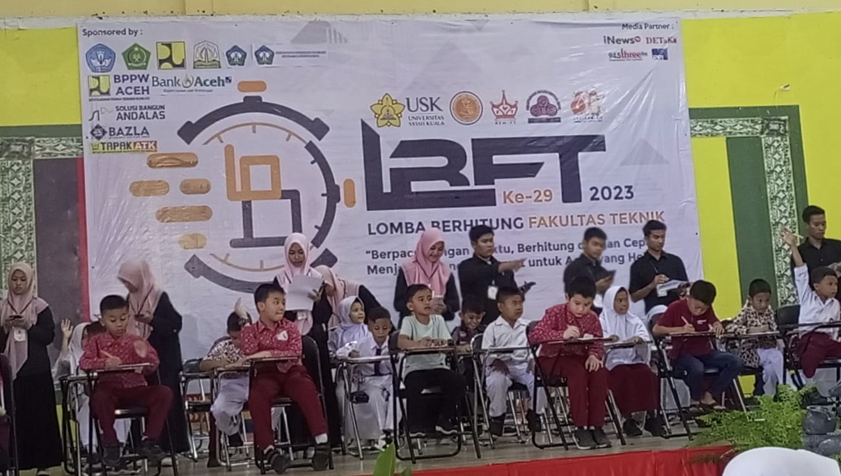 700 peserta ikuti Lomba Berhitung Cepat yang di Gelar Oleh Fakultas Teknik Unsyiah
