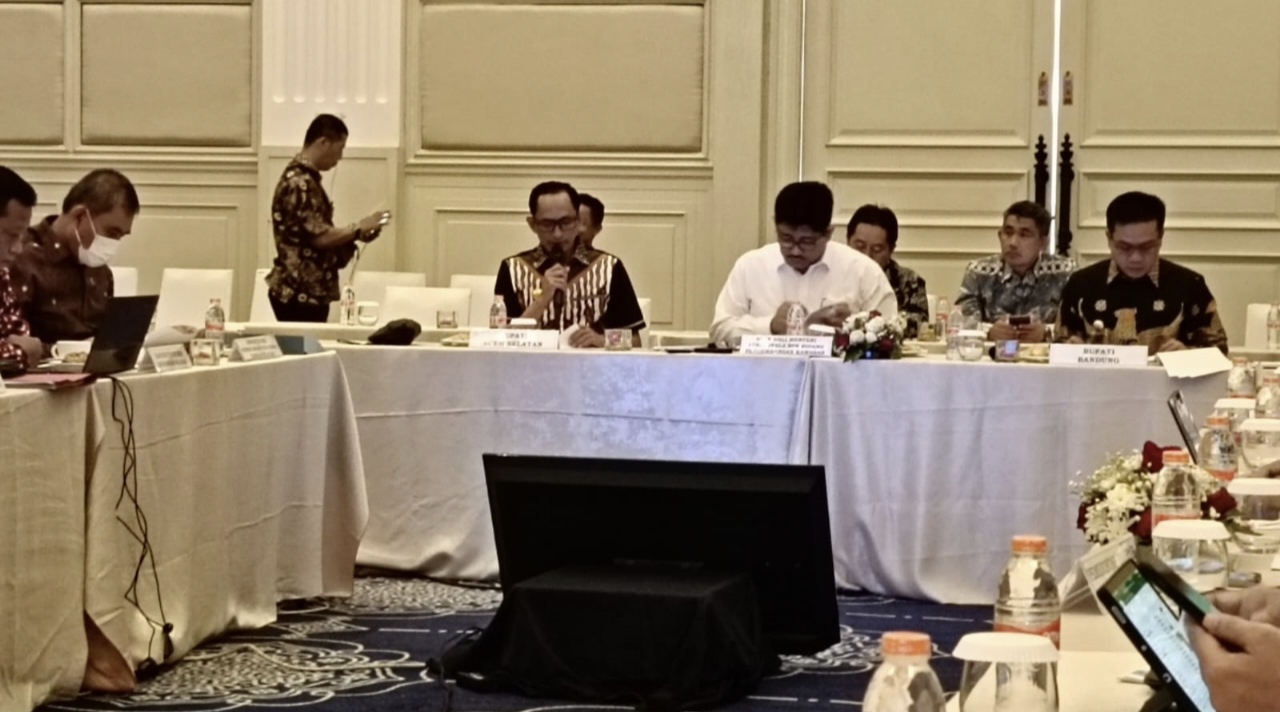 Bupati Aceh Selatan Hadiri Rakor Lintas Sektor RDTR Ruang Kawasan Wisata Alam Tapaktuan