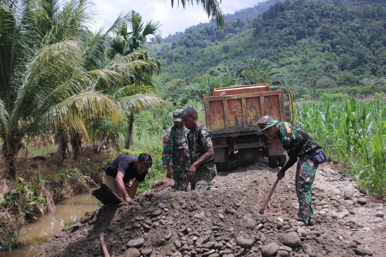 Manfaat TMMD ke 118 Kodim 0107/Aceh Selatan Sudah Mulai di Rasakan Manfaatnya Oleh Warga