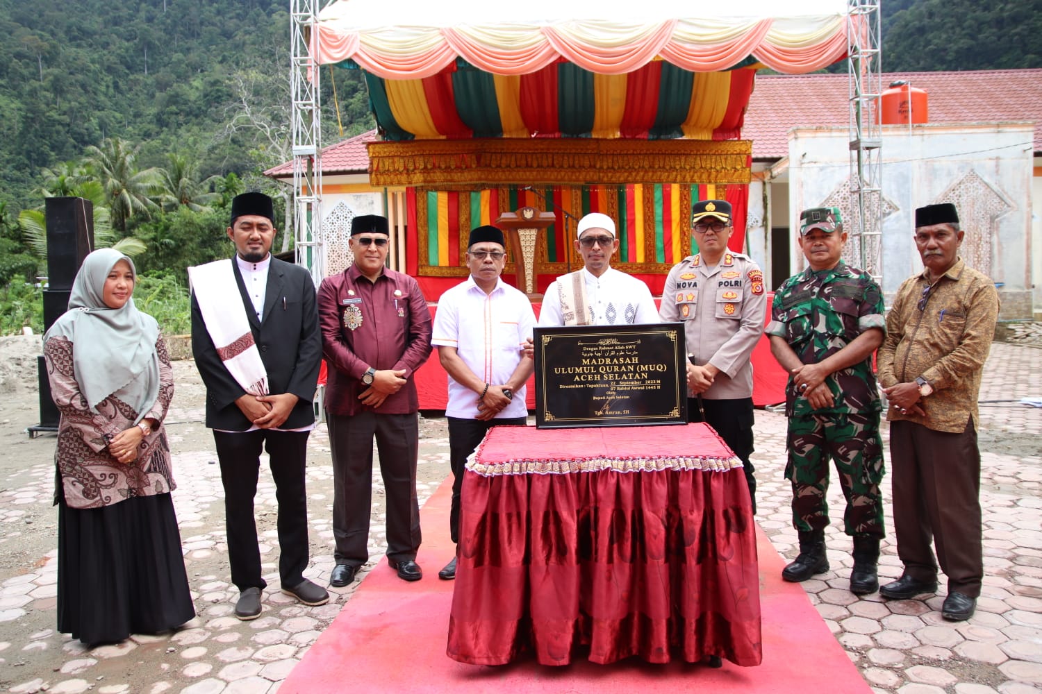 Bupati Aceh Selatan Resmikan Gedung Madrasah Ulumul Qur’an (MUQ)