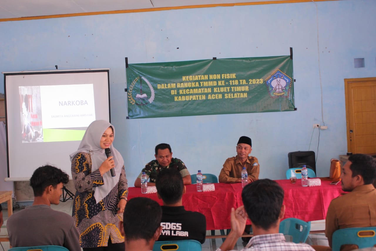 Selain Sasaran Fisik, Satgas TMMD Reguler ke 118 Kodim 0107/Aceh Selatan Juga Sasar Kegiatan Non Fisik