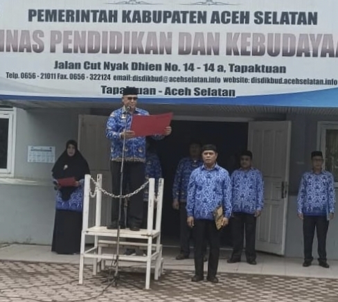 Upacara Hardikda Ke 64 di Aceh Selatan berlangsung Khidmat