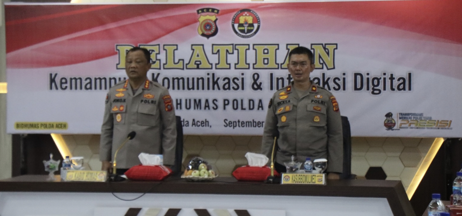 Pentingnya Kemampuan Komunikasi dan Interaksi Digital, Kabid Humas Buka Pelatihan Kehumasan