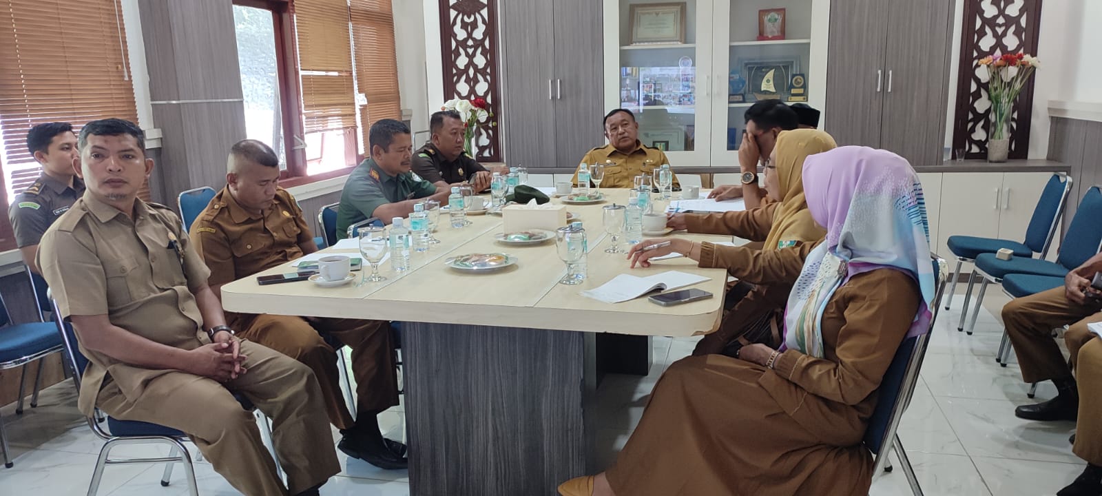 Tim Pengendalian Inflasi Daerah (TPID) Aceh Selatan Vidcon Dengan Menteri Dalam Negeri