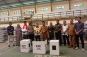 PJ Bupati Bersama Forkopimda Agara Mengecek Gudang Logistik KIP Kesiapan Pemilu
