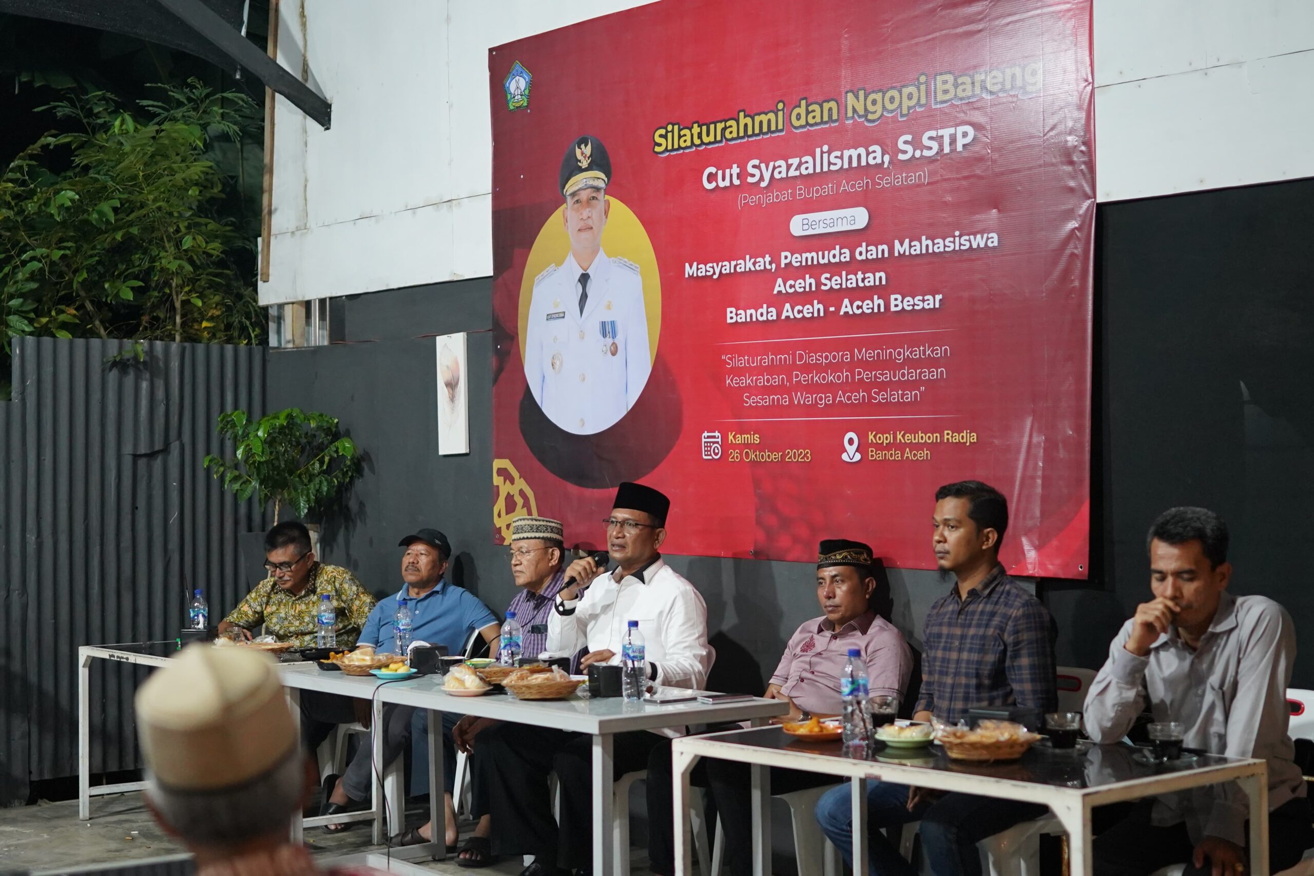 Silaturahmi Pj. Bupati Aceh Selatan Dengan Tokoh Masyarakat, Pemuda, Dan Mahasiswa Di Banda Aceh Dan Aceh Besar