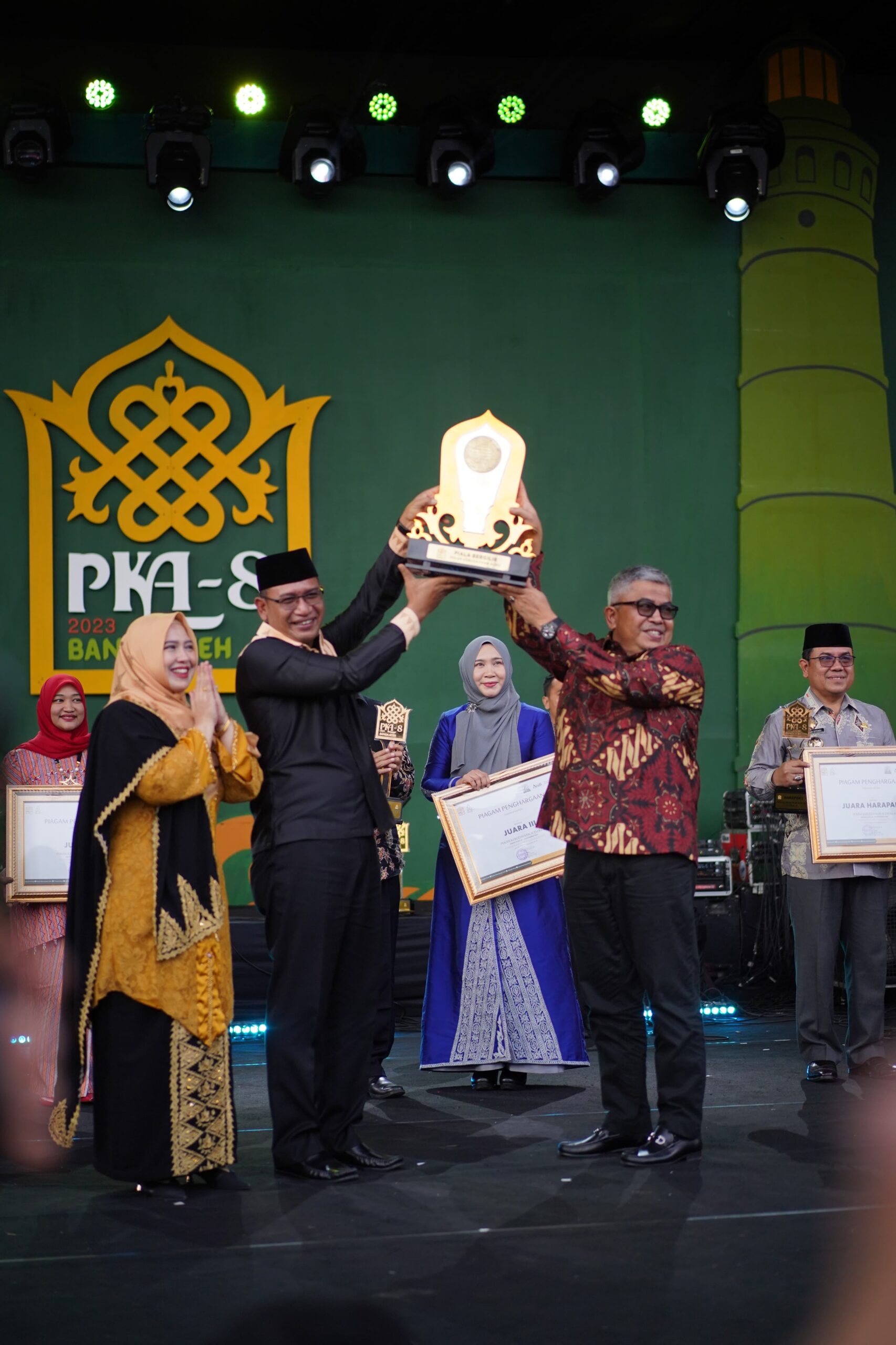 Dua Kali Berturut-turut Aceh Selatan Pertahankan Gelar Juara Umum PKA