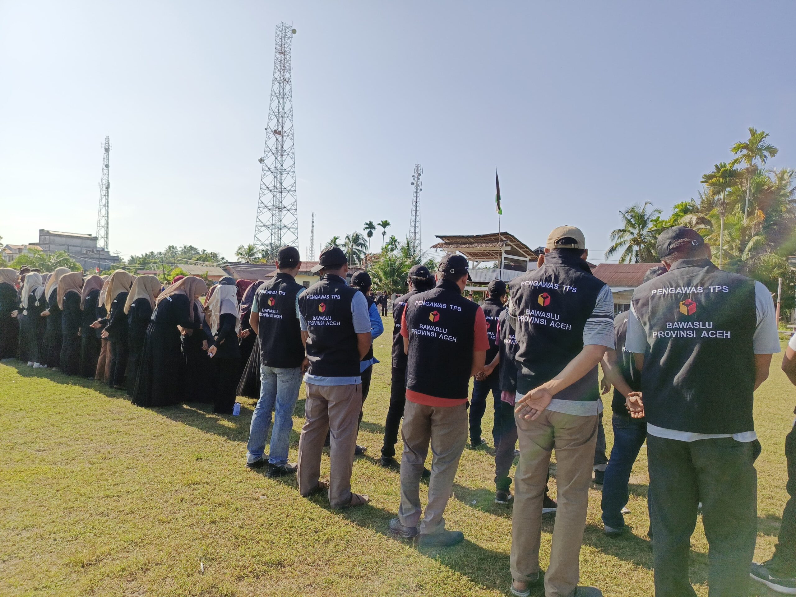 Pelaksanaan Apel Siaga Persiapan Pemilu 2024 Kecamatan Bakongan Berjalan Lancar dan Aman