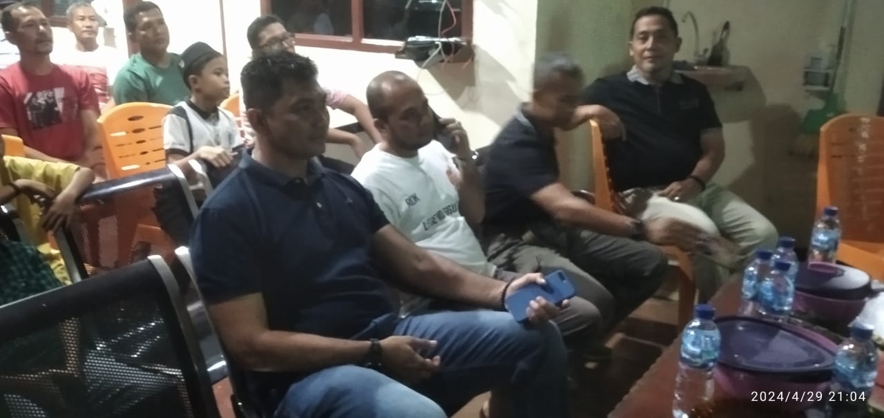 Polsek Tapaktuan Laksanakan Nobar Pertandingan Semifinal Piala Asia Antara Timnas Indonesia Versus Uzbekistan