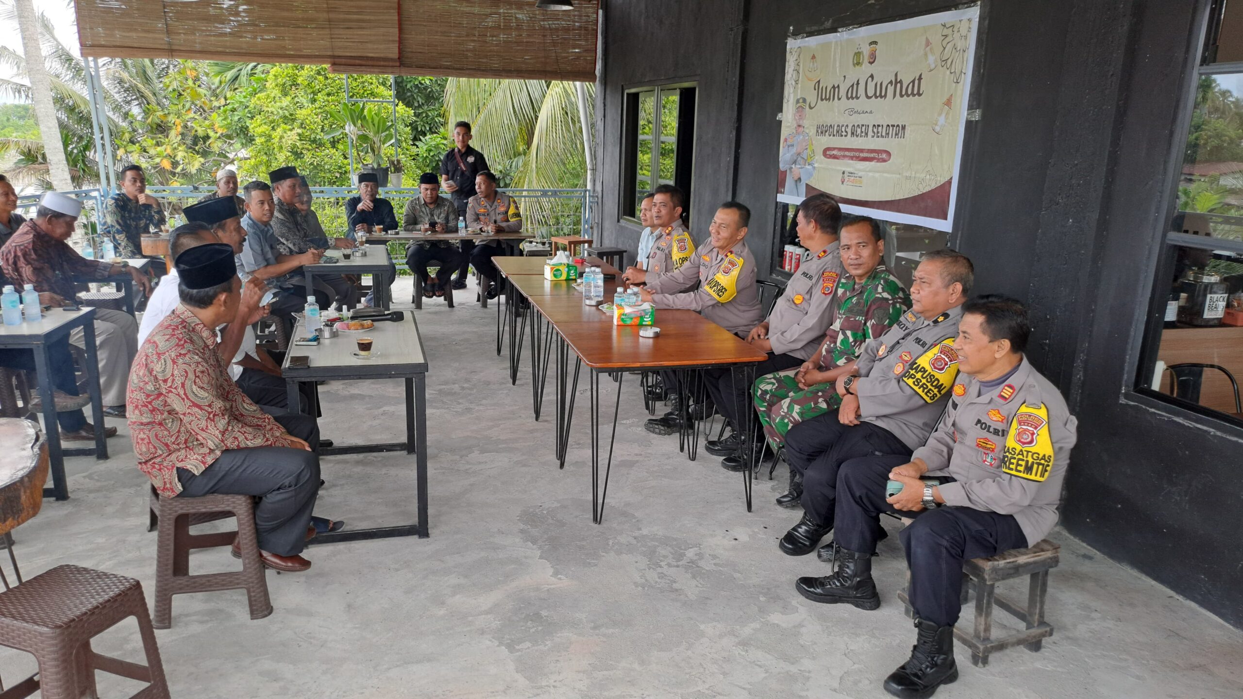 Jumat Curhat : Kapolres Aceh Selatan langsung Dengarkan Aspirasi Masyarakat