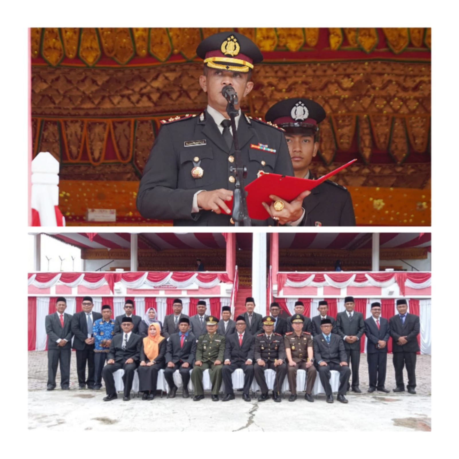 Peringati Hari Lahirnya Pancasila, Kapolres Aceh Selatan Bertindak Selaku Inspektur Upacara