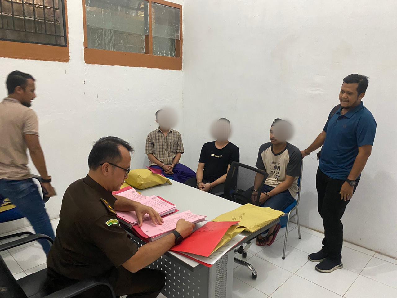 Satres Narkoba Polres Aceh Selatan Lakukan Tahap II Penyerahan Tersangka dan Barang Bukti Tindak Pidana Narkotika
