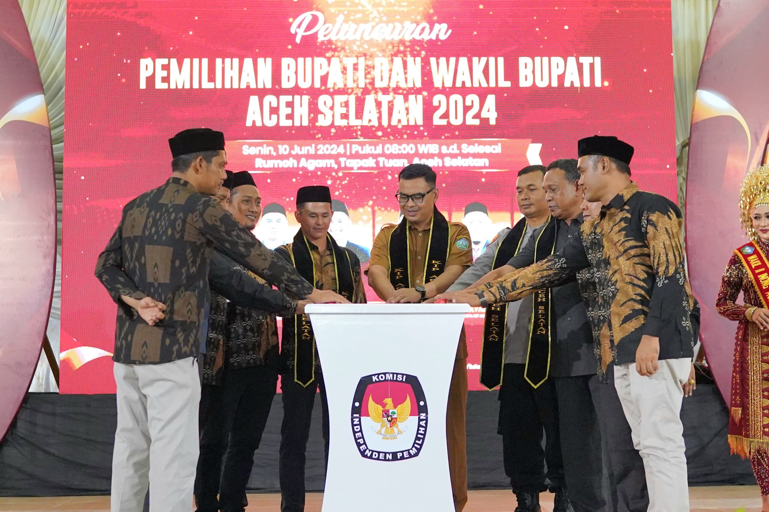 KIP Aceh Selatan Gelar Peluncuran Pemilihan Bupati dan Wakil Bupati Aceh Selatan Tahun 2024