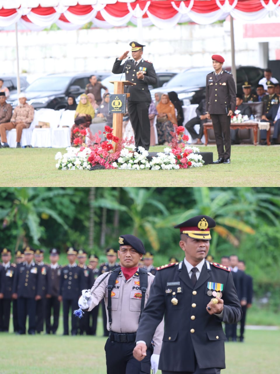 Polres Aceh Selatan Gelar Upacara Peringatan Hari Bhayangkara ke-78