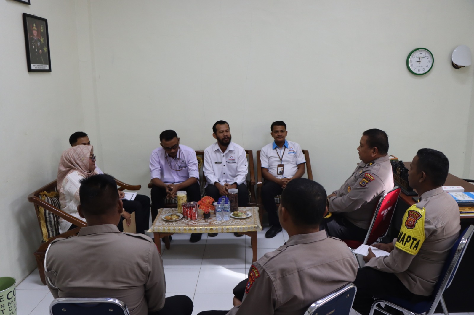 Ombudsman RI Perwakilan Provinsi Aceh Lakukan Penilaian Pelayanan Publik di Polres Aceh Selatan.