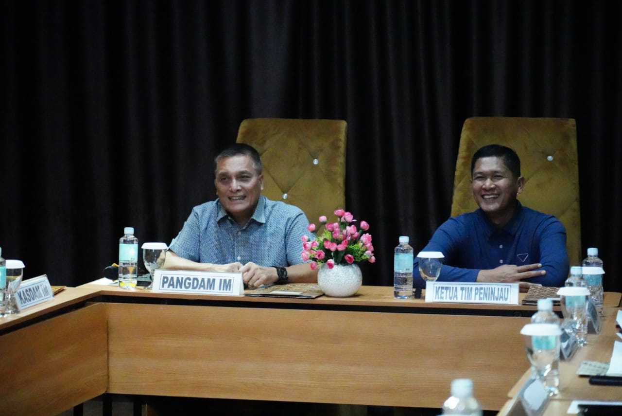 Pangdam Iskandar Muda Terima Audiensi Tim Pengumpulan Data Kajian Khusus Staf Ahli Kasad