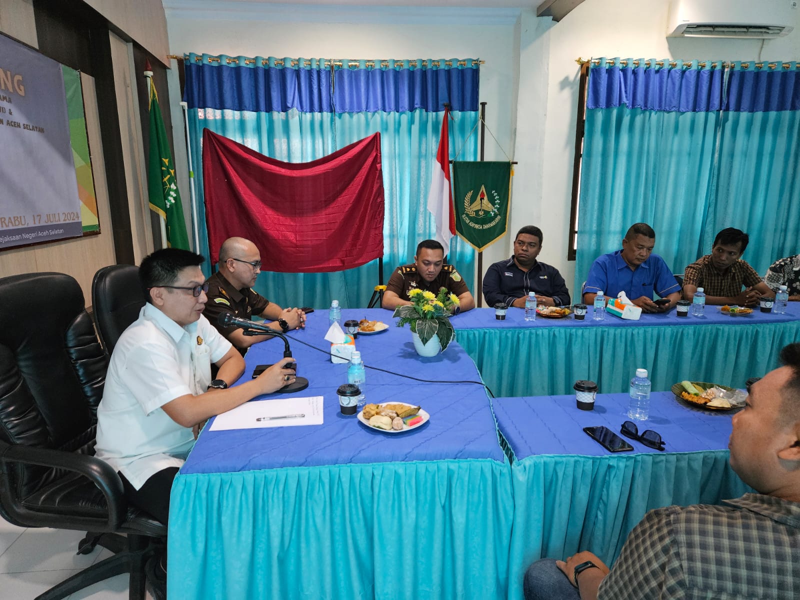 Kajari Aceh Selatan Mengadakan Temu Ramah Dengan Insan Pers Yang Ada Di Aceh Selatan