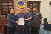 Dewan Pimpinan Pusat (DPP) Partai Pusat NasDem Menyerahkan Surat Keputusan (SK) Dukungan Kepada H Darmansah, S.Pd, MM Sebagai Calon Bupati Aceh Selatan
